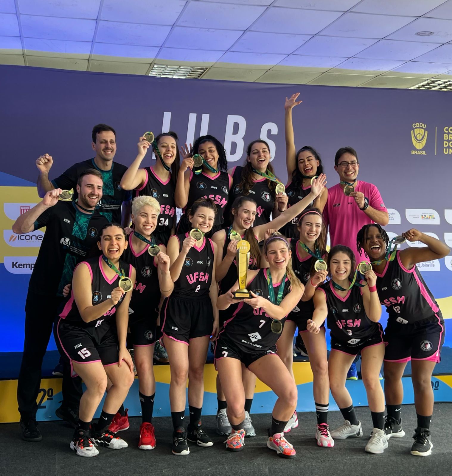 Time Feminino De Basquete Da Ufsm Representa O Rio Grande Do Sul Nos