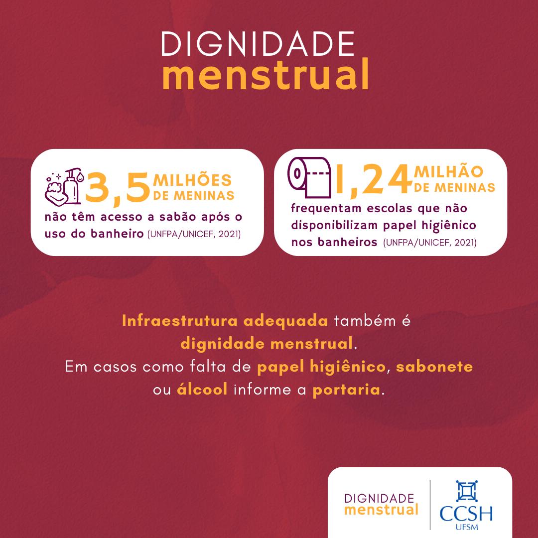 Participe Da Campanha Dignidade Menstrual Rela Es Internacionais