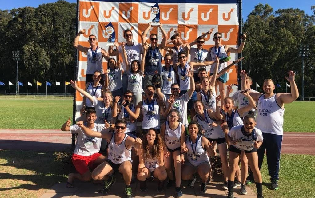 Adolescentes do projeto Atletismo UFSM representam a universidade