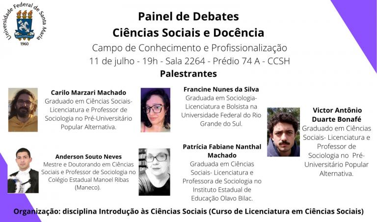 Painel De Debates Terá Como Tema A Profissionalização Da Docência Em ...