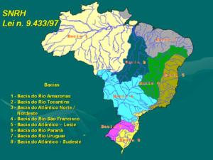 figura lei 19.433-97 bacias hidrográficas brasil