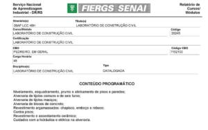 curso senai