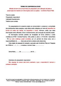 Modelo Termo de Confidencialidade, PDF