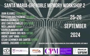 Cartaz do Santa Maria-Grenoble Memory Workshop 2